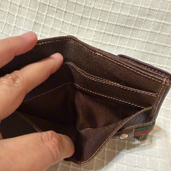 Gucci GG Monogram Canvas Leather Wallet - Picture 8 of 16
